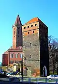 Gothic towers in Legnica