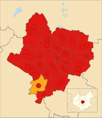2019 results map