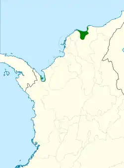 Map of range