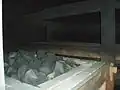 Smoke sauna stones