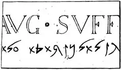 An inscription