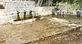 The source of the three jets, next to the sanctuary