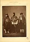 1. Muslim horseman from Plovdiv 2. Bulgarian man from Koyountepe 3. Bulgarian man from Ah'i Tchelebi