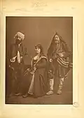 1: Inhabitant of Mostar 2. Burgher from Sarajevo 3. Lady from Sarajevo