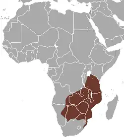 Map of range