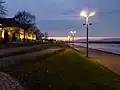 Marshal Józef Piłsudski Boulevards at night