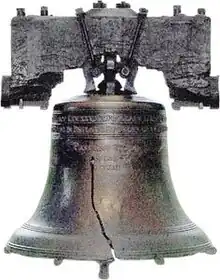Philadelphia's Liberty Bell.