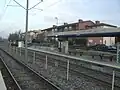 The platform at Lick Mill station