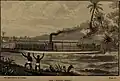 Illustration of the S.S. Henry Reed, leased by Casement from the American Baptist Missionary Union for the report. Danielsen worked as skipper and engineer during the journey.