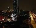 Ditto, seen at night