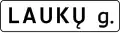 Street name