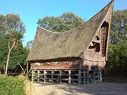 Bolon House of Batak people, North Sumatra