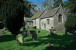 Llanbadoc Church where Alfred Russel Wallace was baptized