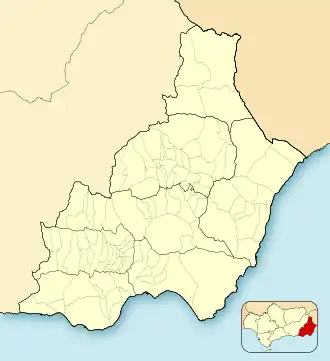 Bentarique is located in Province of Almería