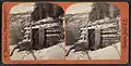 Log Cabin, Bloody Run, Niagara, N.Y, from Robert N. Dennis collection of stereoscopic views