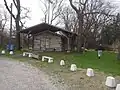 Log cabin at Lindsborg Old Mill & Swedish Heritage Museum