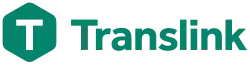 Teal hexagon with a letter "T" in the centre.