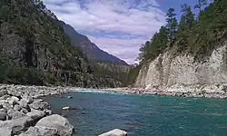 Photo of the Lohit River.