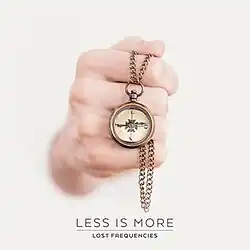 A white hand gripping a watch. In the Alternate Deluxe version, the hand and background is both black.