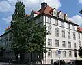 Lothstraße 34: Oskar-von-Miller-Polytechnikum (1925–26 by Karl Meitinger)