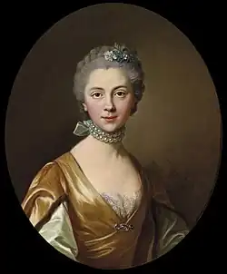 Portrait of a young woman, 1759, private collection