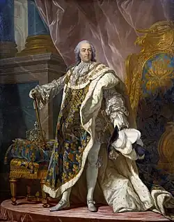 Portrait of Louis XV by Louis-Michel van Loo