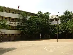 Image 23Loyola School, Chennai, India&nbsp;– run by the Catholic Diocese of Madras. Christian missionaries played a pivotal role in establishing modern schools in India. (from School)