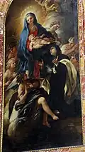Virgin Presenting the Christ Child by Luca Giordano