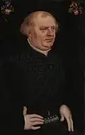 Portrait of Johannes Feige by Lucas Cranach the Elder