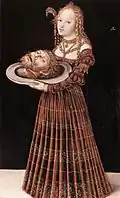 Lucas Cranach, the Elder, Salomé with the head of John the Baptist, first half of the 16th century