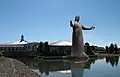 Lux Mundi, the sculpture of Jesus at Solid Rock Church