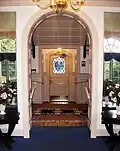 Lobby inside Lynch Hall