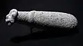 Māori stone pestle for flax fibres