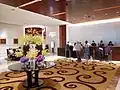 Inside the lobby