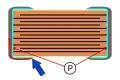 "Flex-Termination" - MLCC chips, a flexible contact layer prevents breaking of the ceramic.[35]