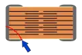 "Floating-Electrode-Design"-MLCC, a break only reduces the capacitance value