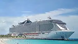 MSC Seaside docked