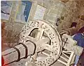 Shaft transmission wheel