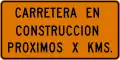 G20-1 Road under construction next XX kms
