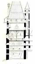 Baudenkmale der Stadt Friesach, Festung Hauptturm reconstruction.