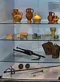 Display at archeological museum