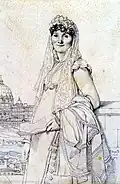 Anne-Julie Houel (1761–1849), wife of Guillaume,, by Ingres, 1809