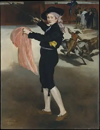 Mademoiselle Victorine Meurent in the Costume of an Espada 1862