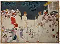 Maharaja Sansar Chand receives some visitors