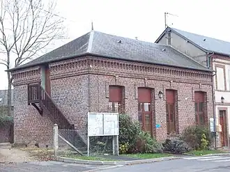 The town hall in Brémontier-Merval