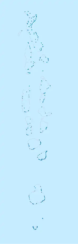 2021 SAFF Championship is located in Maldives