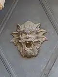 Mask, Santa Maria Church, Maluenda.