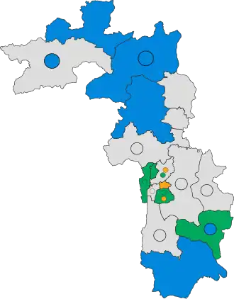 2023 results map