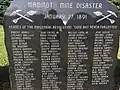 Memorial marker.