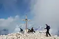 The peak of Mangart